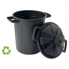 CONTENEDOR SOSTENIBLE DE RECICLAJE CON TAPA 100 LITROS 54X64X68 CM PP NEGRO ARCHIVO 2000 CP1426100 NE (Espera 4 dias) en Huesoi